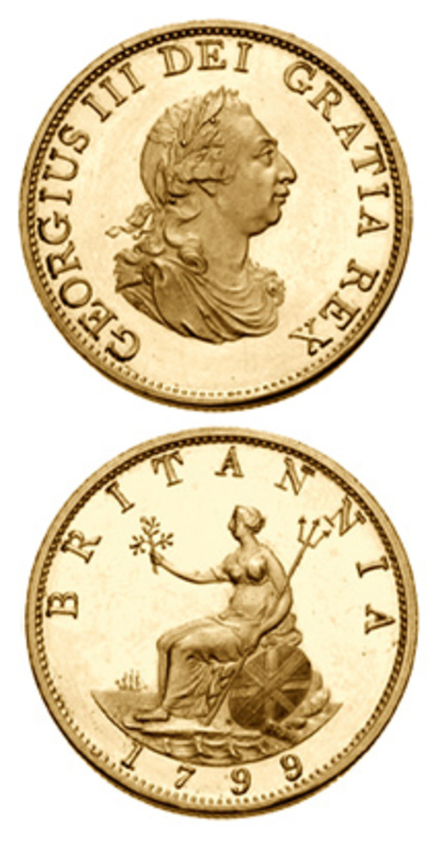  1799 halfpenny. (Stack’s Bowers image)