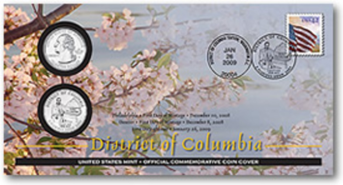 2009-District-of-Columbial-First-Day-Coin-Cover
