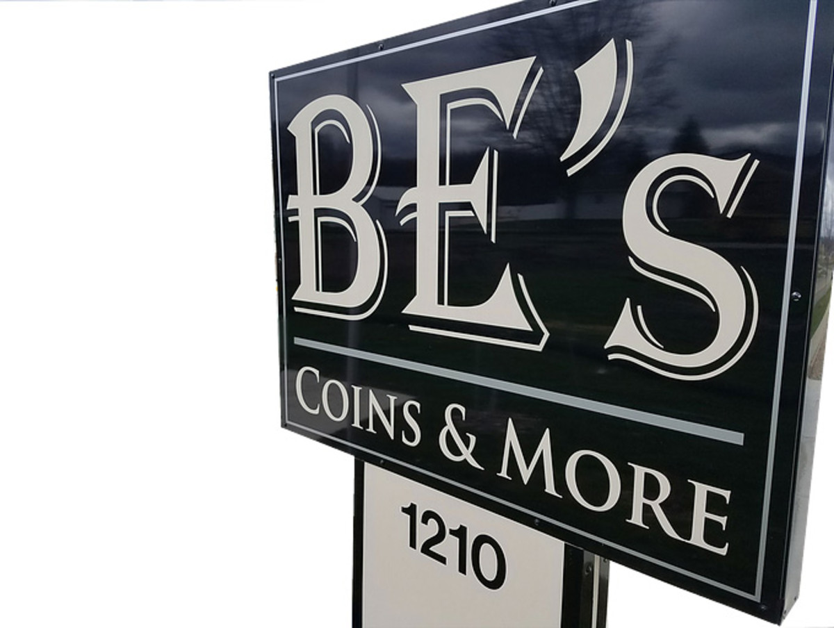 BE's coins & more logo