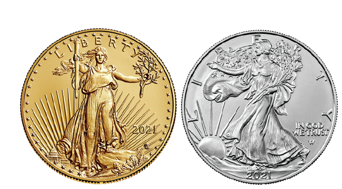 The Mint has completed production of all 2021-dated gold and silver bullion American Eagles. (Images courtesy United States Mint.)