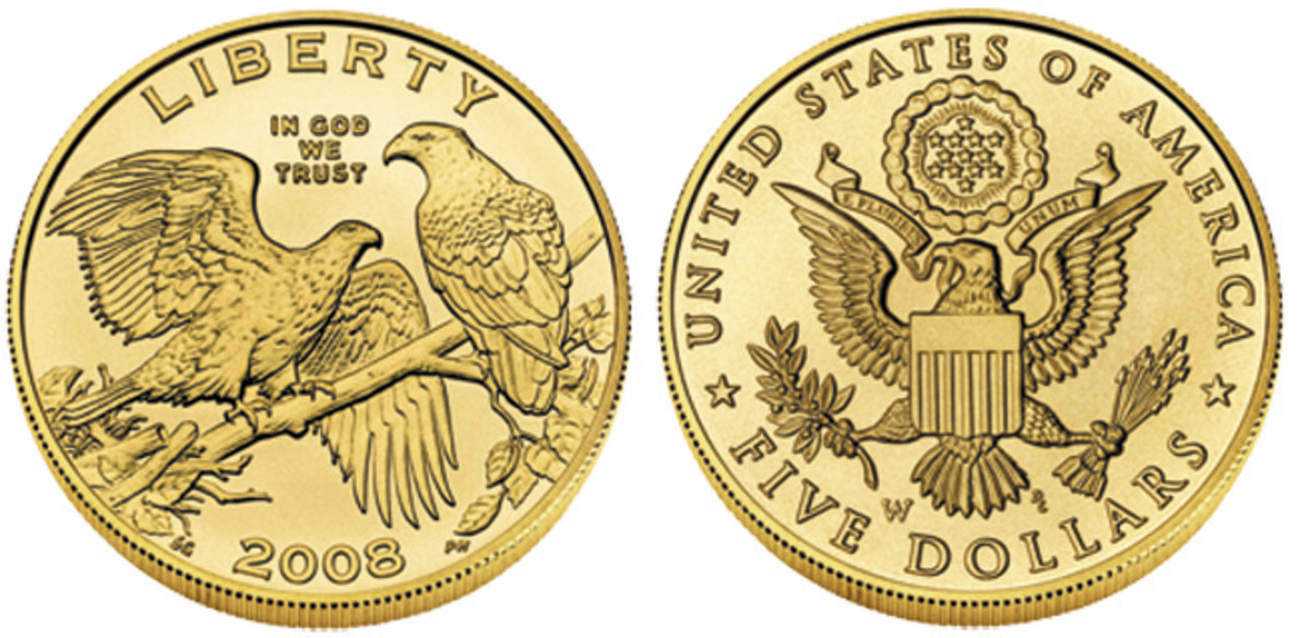 2008 $5 Bald Eagle