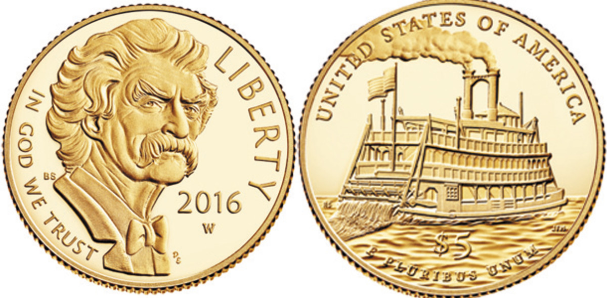 2016 $5 Mark Twain