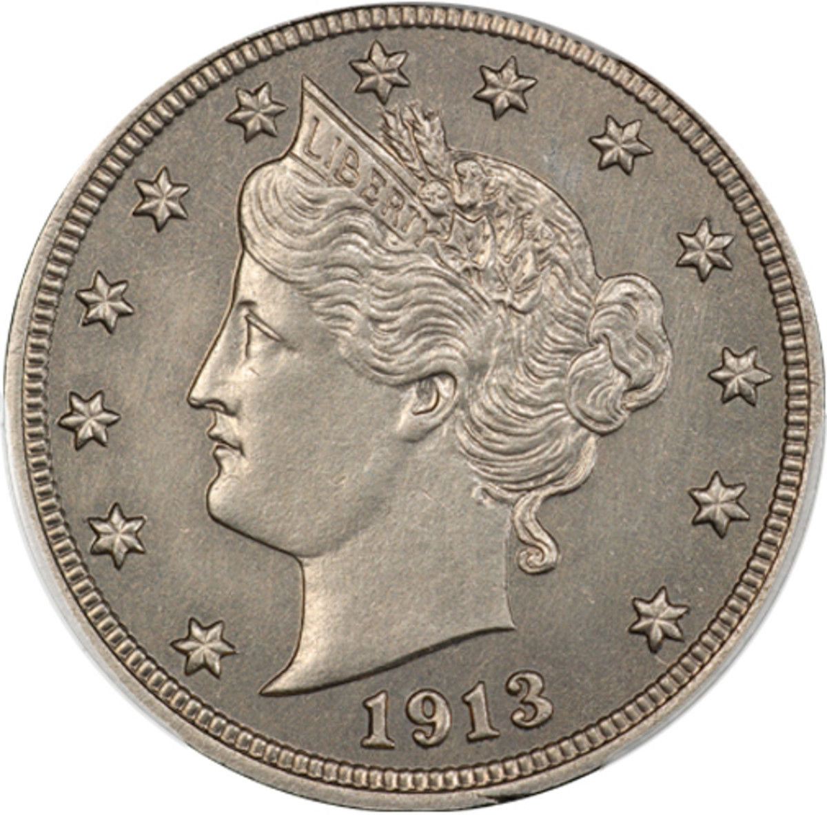 The finest known example of the 1913 Liberty Head nickel was the crown jewel of the “Thanksgiving Trio” sale that totaled $13.35 million on Nov. 25. (All images courtesy GreatCollections.)