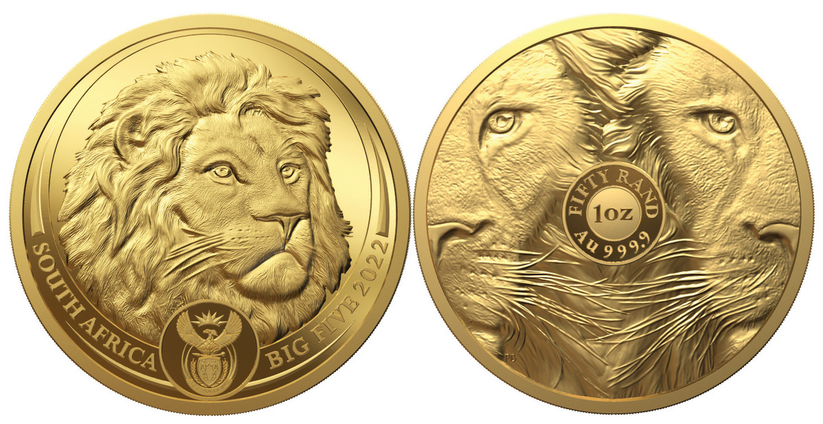 2022 Big 5 Sll Gold Proof Lion