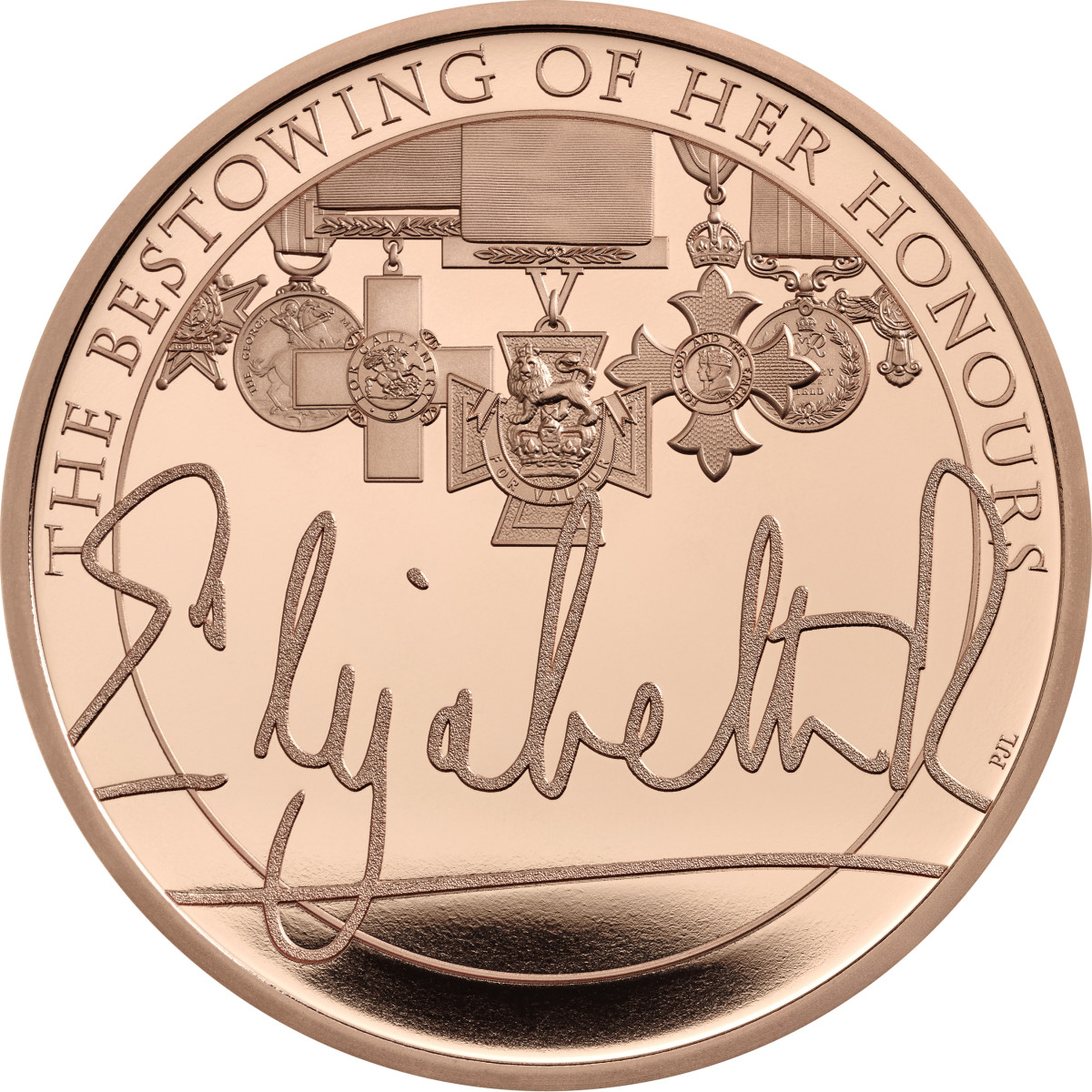 The Royal Mint’s special three-coin collection features Queen’s signature for first time