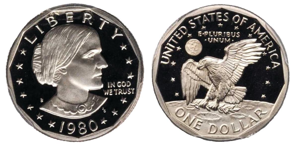 1980 Susan B. Anthony dollar