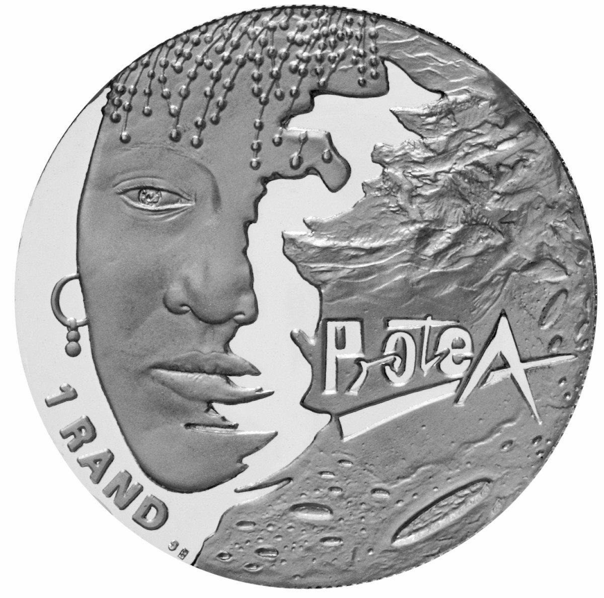 Women of South Africa became a meaningful coin through its poignant theme an emotive design. This coin was Natanya Van Niekerk’s first COTY award winner.