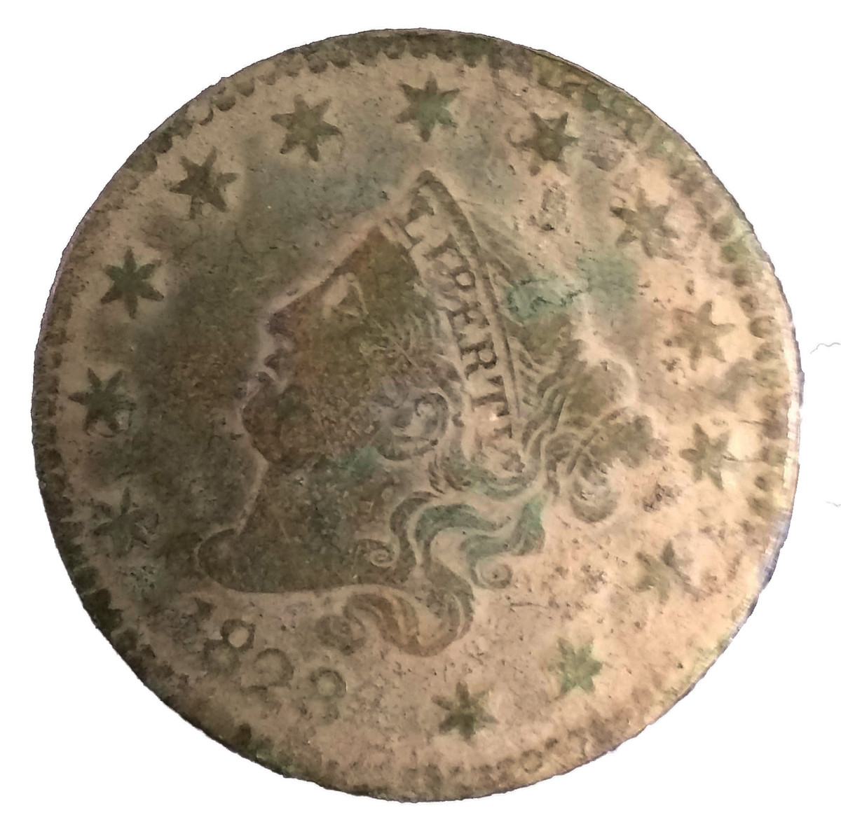 1828 large cent
