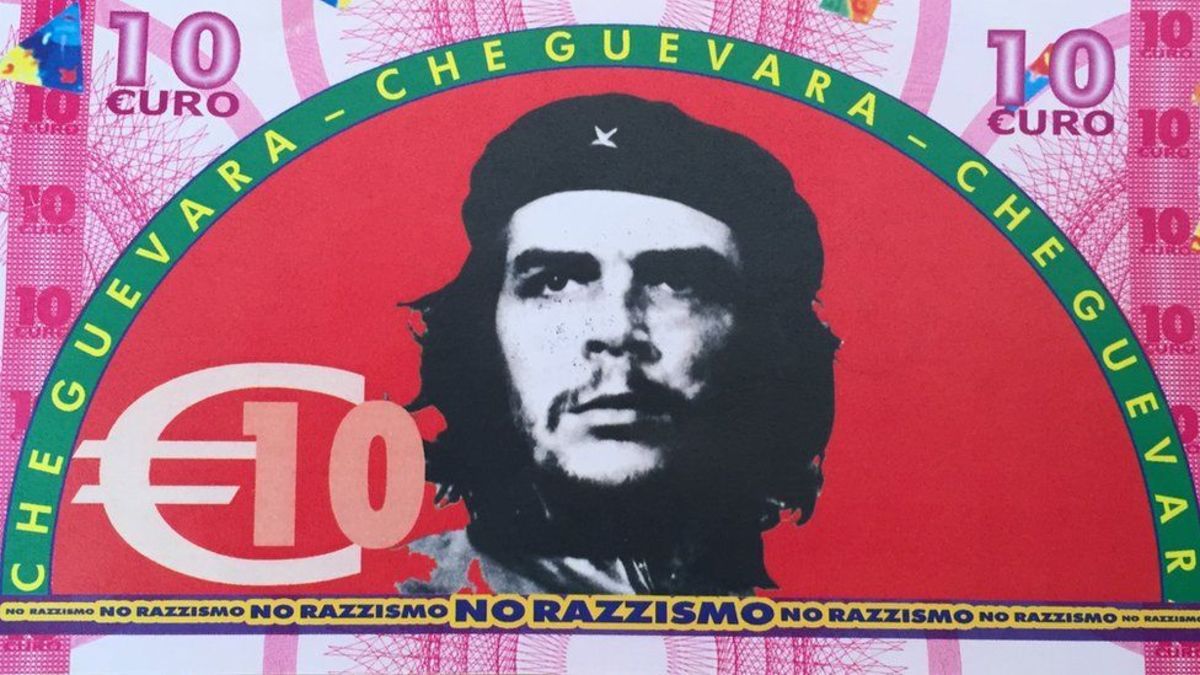 Che Guevara on a 10-euro bank note. The mayor of the Italian village of Gioiosa Ionica decided Guevara’s vignette should appear on locally issued currency.