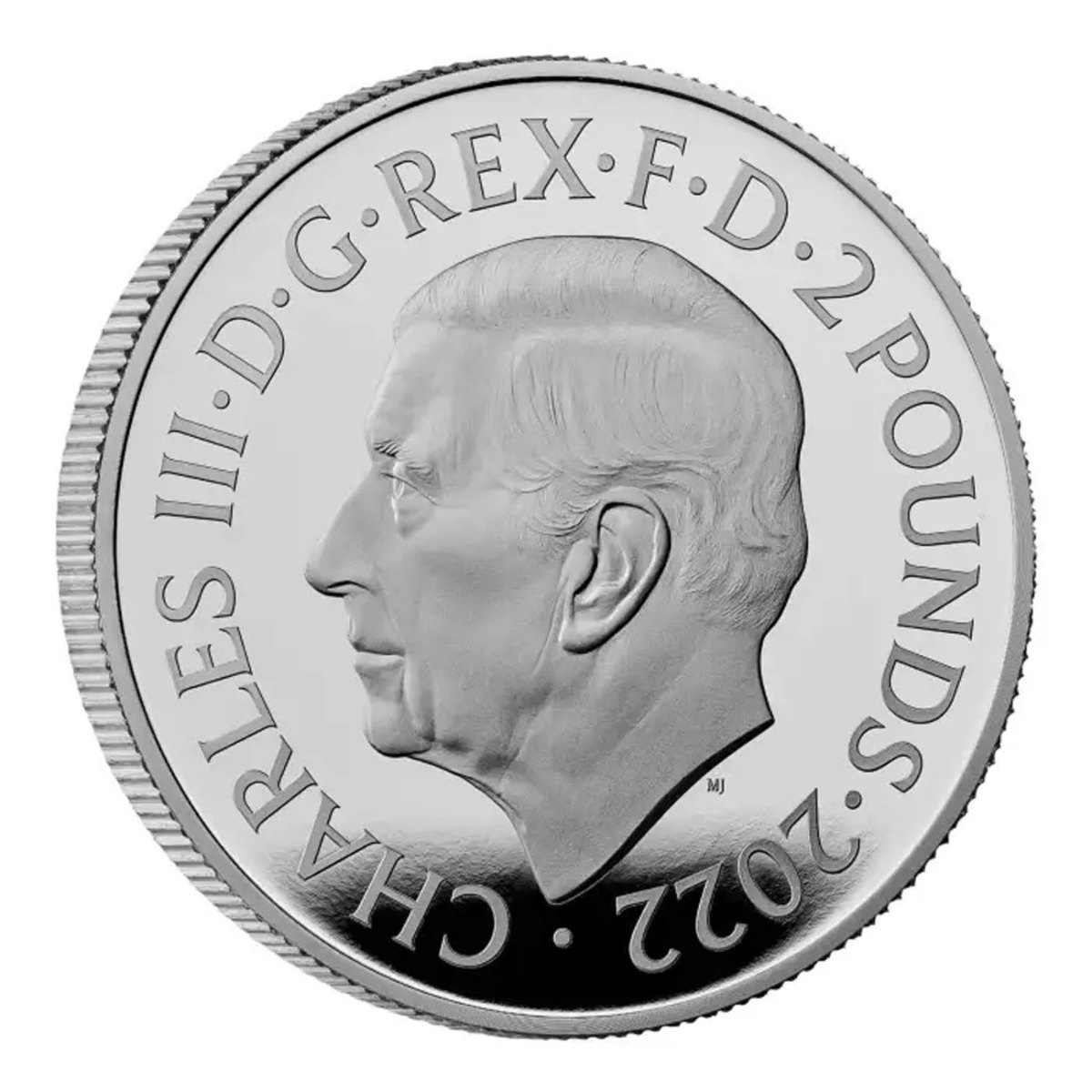 The new official effigy of King Charles III is being featured for the first time on the obverse of the coins in the new collection honoring the late Queen Elizabeth. (Image courtesy of the Royal Mint).