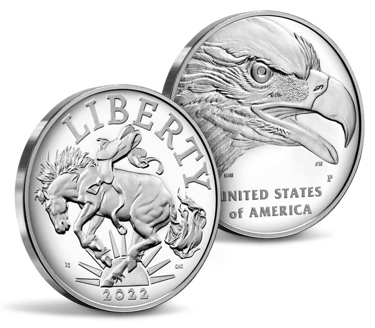2022 American Liberty silver medal. (Image courtesy United States Mint.)