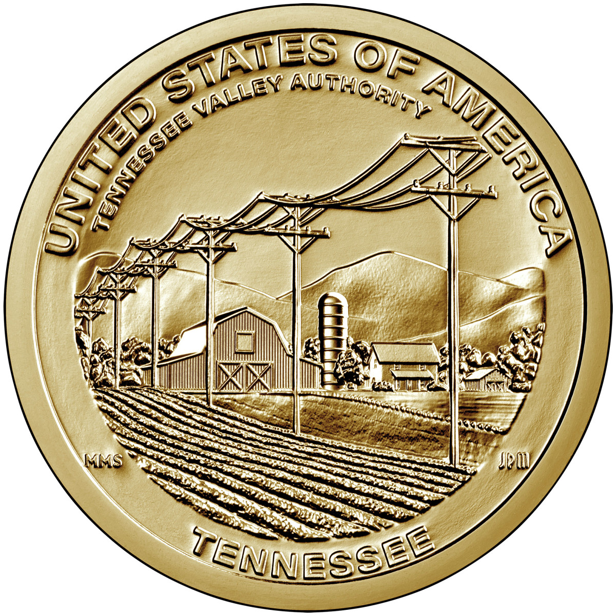 2022 American Innovation dollar honoring the state of Tennessee. (Image courtesy United States Mint.)