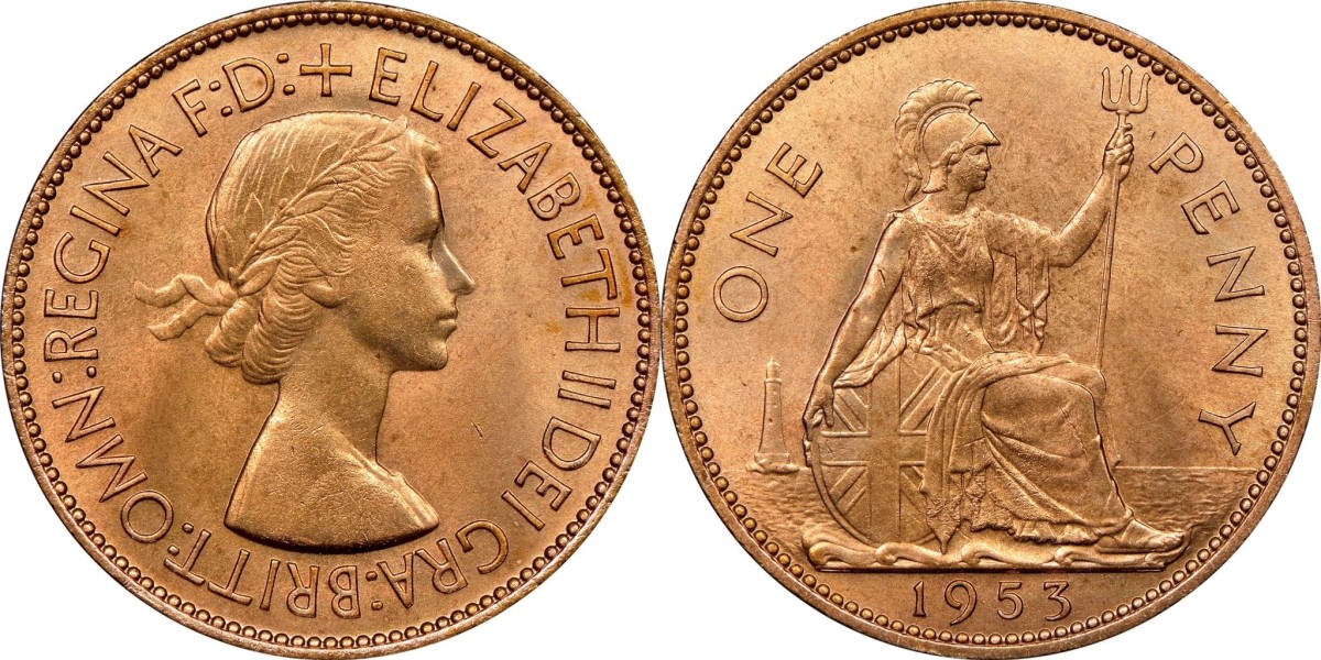 People enjoy collecting examples from the first year of issue when a new coin design is introduced, such as the 1953 Royal Mint coins of Queen Elizabeth II, according to the Professional Numismatists Guild. (Photo credit: Numismatic Guaranty Corporation.)