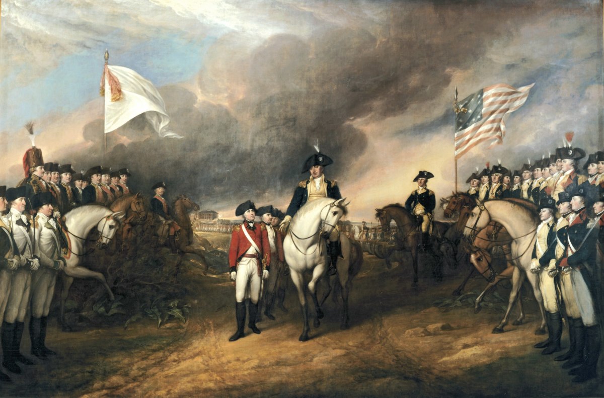 Cornwallis surrenders, Yorktown Oct 1781 his army sails to NYC; Clinton replaced; Parliament ends offensive action in N.Am.