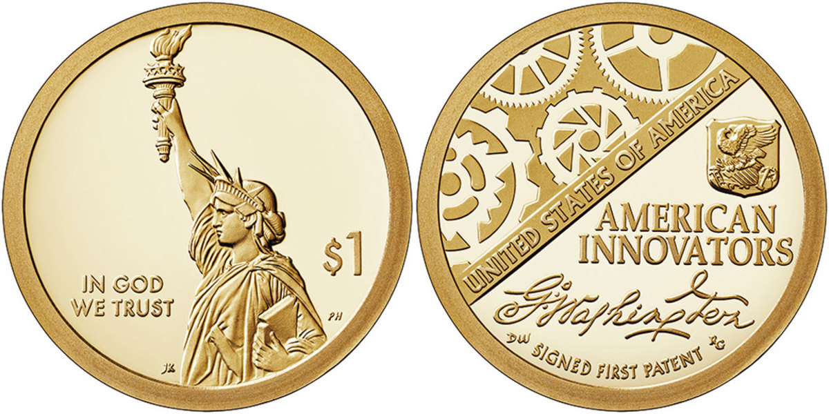 The first American Innovation dollar was issued in 2018. (Images courtesy United States Mint.) 
