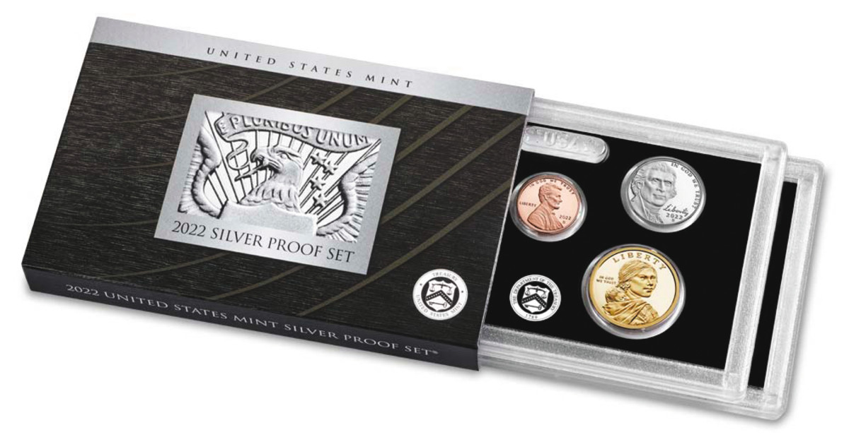 A silver proof set  makes a great gift for collectors and non-collectors alike. (Images courtesy United States Mint.)
