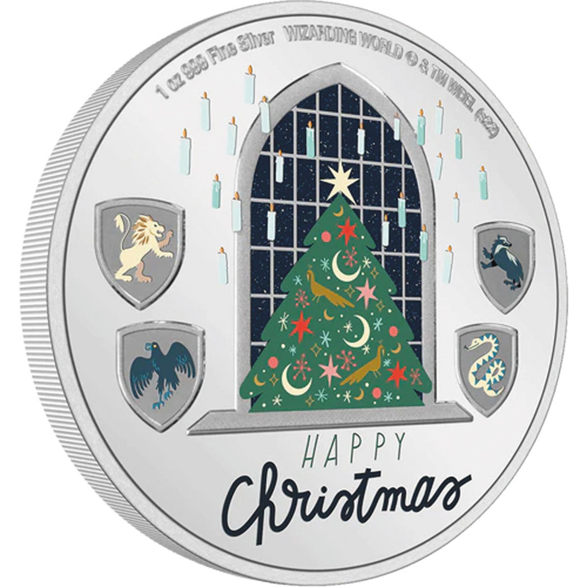 New Zealand, on behalf of Niue, has released these two coins with  Harry Potter™ and Star Wars™ themes  for the holiday season. (Images courtesy New Zealand Mint.) 