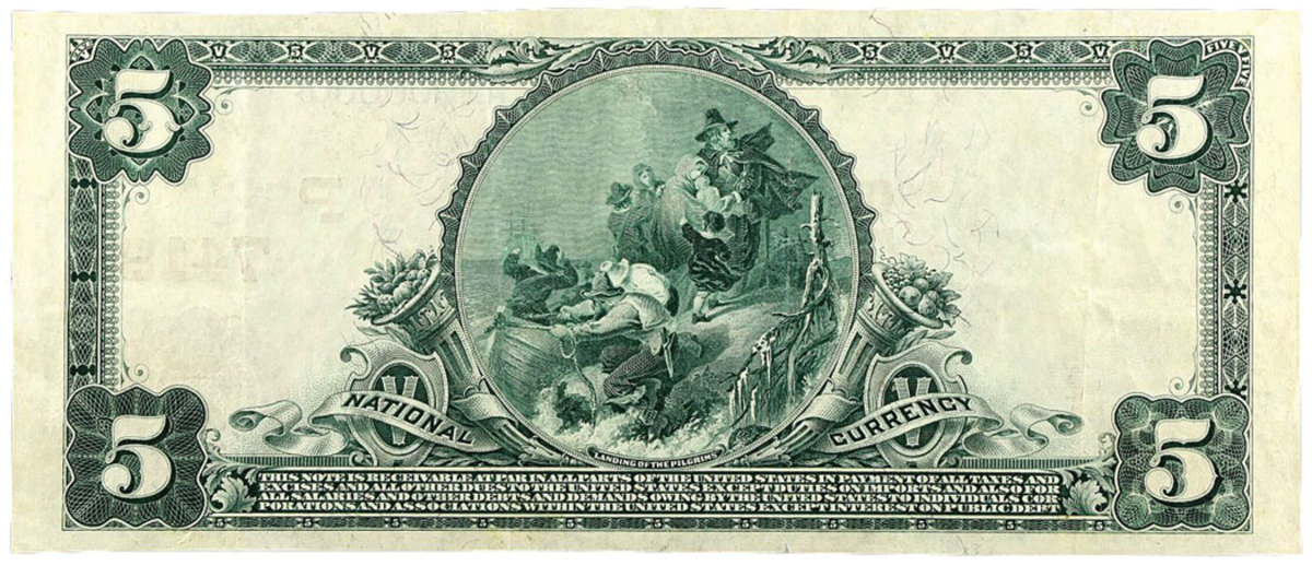 Get a load of the Treasury sheet serial number on this $5 Series of 1902 red seal from The American National Bank of San Diego. It is the first of its kind offered at auction. 