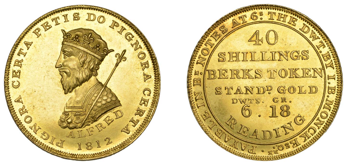 Rare Gold Token Offered at Noonans’ Auction