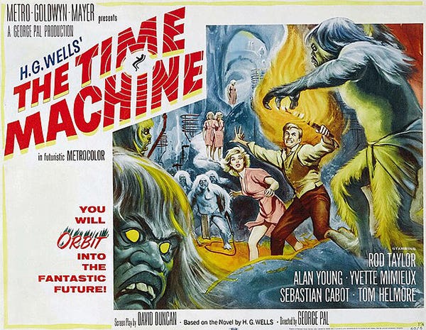 Poster for the 1960 film The Time Machine