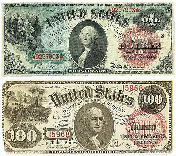 Advertising Notes that Closely Mimic Large-Sized U.S. Currency ...