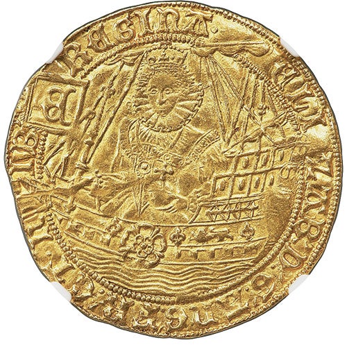 Elizabeth I Gold “Ship” Royal Sails into Record-Setting Bid