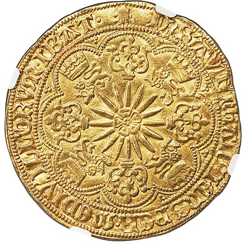 Elizabeth I Gold “Ship” Royal Sails into Record-Setting Bid