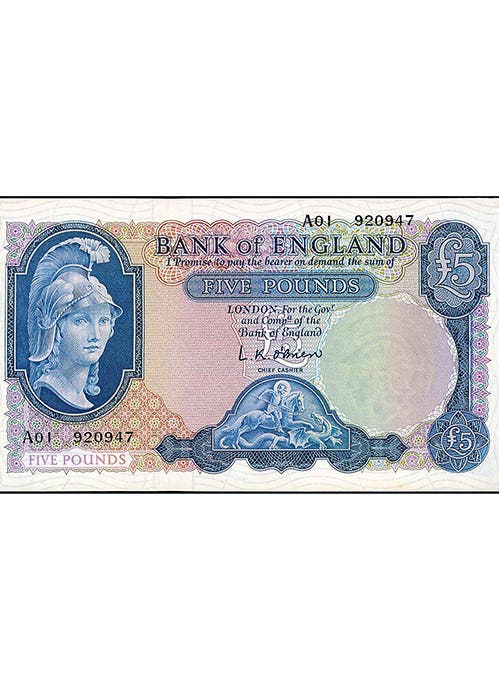 Stanley Gibbons Baldwin’s Bank Note Return