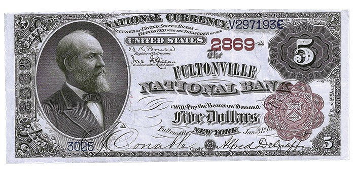 Hotz off the Press: A Peach of a Bank Note from Fultonville, New