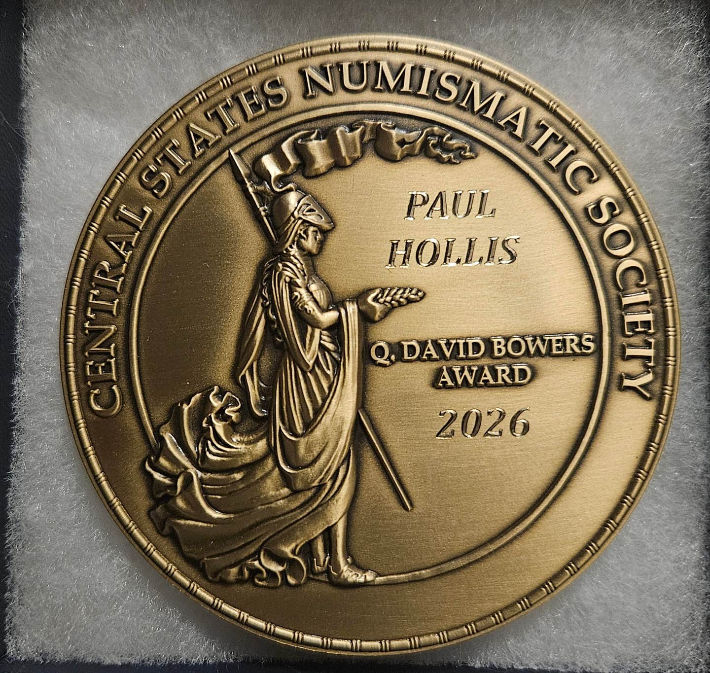 CSNS Names Mint Director Paul Hollis as 2026 Q. David Bowers Award Recipient