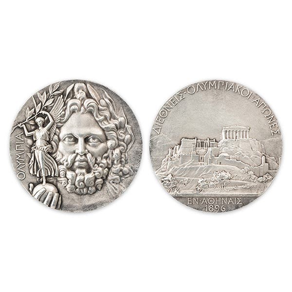 An Extremely Rare 1896 Athens Olympic Medal Is Coming to Auction at Wannenes