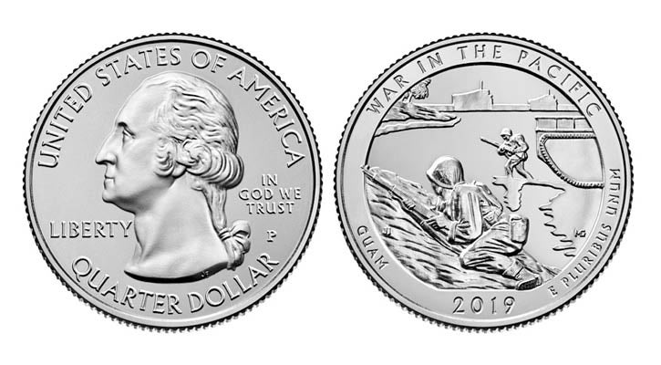 War in the Pacific Quarter Bags & Rolls Available
