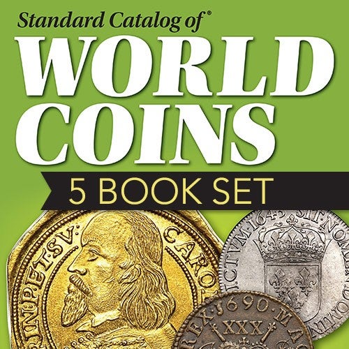 Standard Catalog of World Coins 5 Book Set Numismatic News