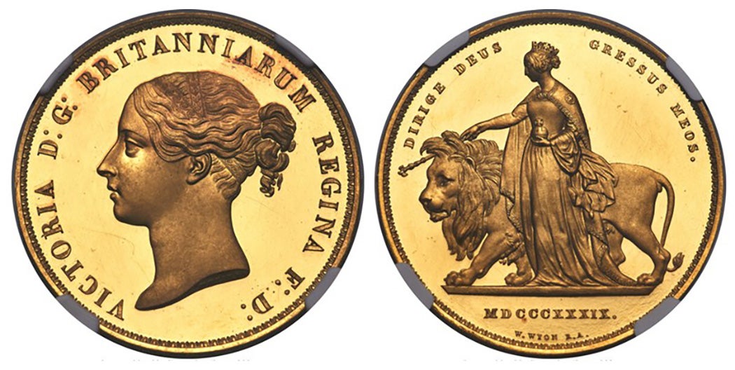 希少　Three Score&Ten Voice To The People Ezen Collection of Elite Sovereigns Offered at Heritage's