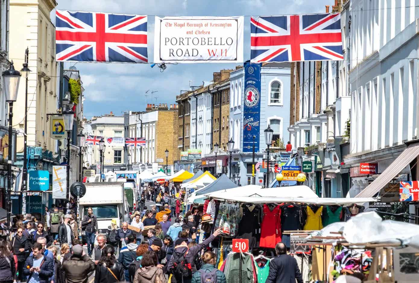Portobello Road Market is a Kaleidoscope of Culture and Commerce