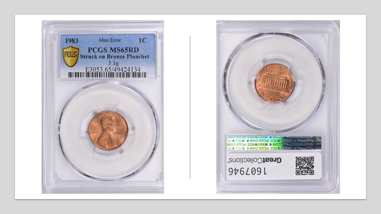 1983 Copper Cent Error Fetches $30,000 - Numismatic News