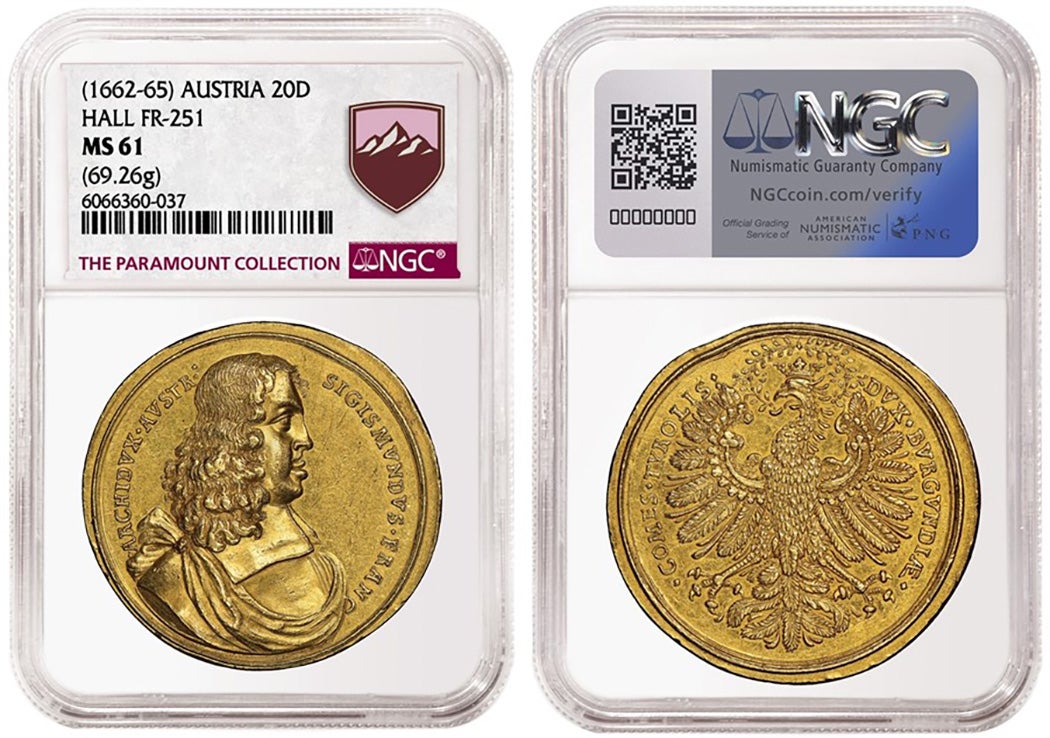 Hess Divo Auction Features NGC Certified Austrian Coin Expected to