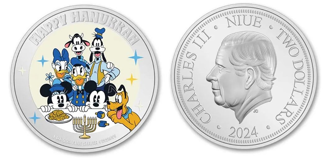 The New Zealand Mint issues the Niue 2024 $2 1oz Silver Mickey