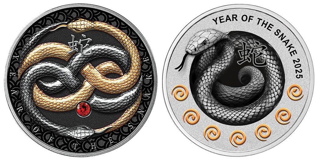 【イーグル銀貨】500枚限定Year of the Wooden Snake 2025 American Silver Eagle - Year of the Wooden Snake - Hero